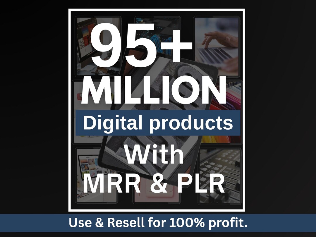 95 Million+ PLR & MRR Digital Products Bundle | 2026 Edition | Done for ...