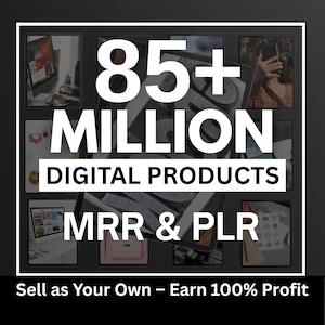 85 Millionen+ Ultimatives PLR MRR Bundle Ideal fürPassives Einkommen | Plr Herr Digitale Produkte | Master Weiterverkaufsrechte | Alle unsere PLR Digital Produkte