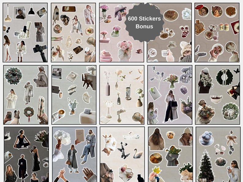 600 Stickers Bonus