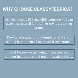 Why Choose ClassyFebrica