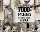 7000+ Faceless Reels Bundle | Aesthetic Videos for Digital Marketing | PLR MRR | Viral Content | Canva Editable | Passive Income |