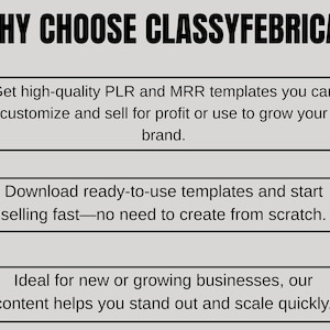 Why choose ClassyFebrica
