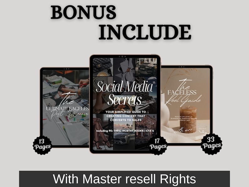 Bonus of plr ebooks