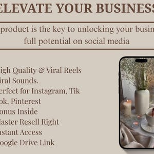 Digital product to grow your business with viral faceless reels and sounds. Includes bonus, instant access, Google Drive link, and perfect for Instagram, TikTok, Pinterest.