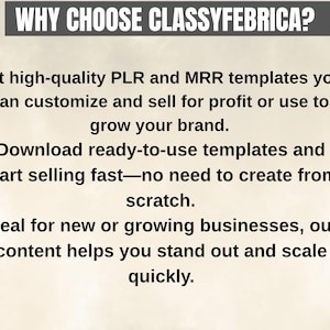 Why choose classy Febrica