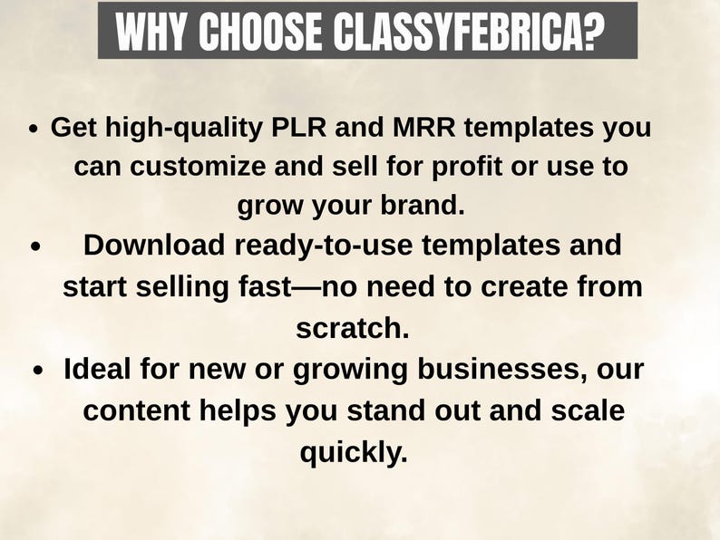 Why choose classy Febrica