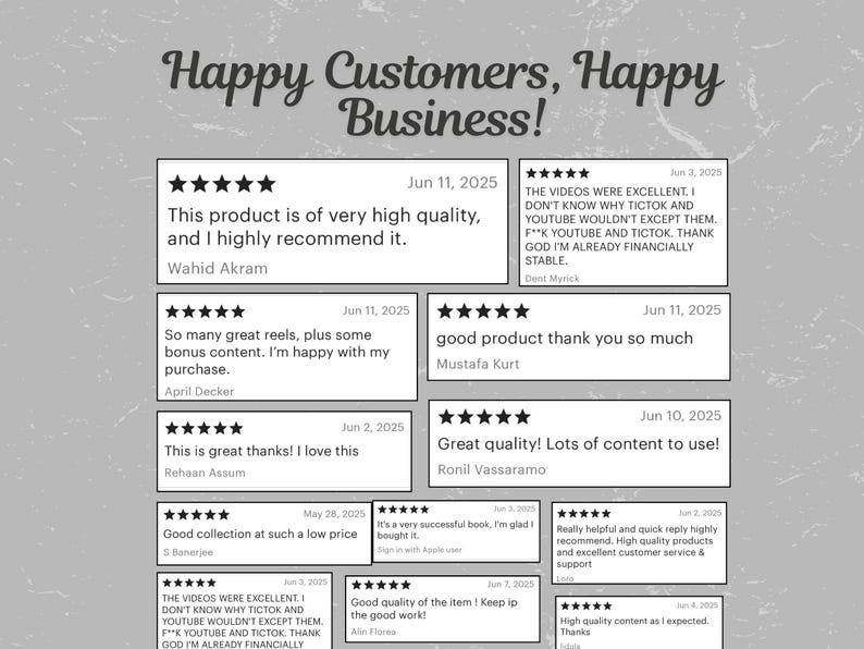 Happy Customer Happy Business