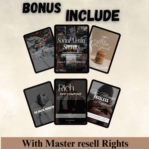 Bonus of PLR EBooks With MRR & PLR