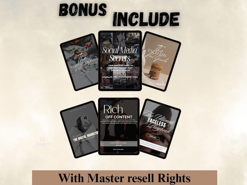 Bonus of PLR EBooks With MRR & PLR
