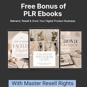 Bonus of PLR ebooks