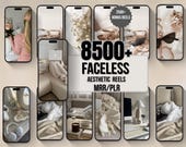 8500+ Faceless Reels Bundle | Aesthetic Videos for Digital Marketing | PLR MRR | Viral Content | Canva Editable | Passive Income |