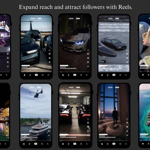 Aesthetic viral reel previews to help expand your reach and grow your followers using luxury lifestyle video content.
