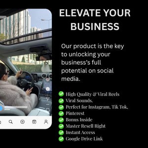 Evelate your Business With Our Reels Bundle with MRR & PLR