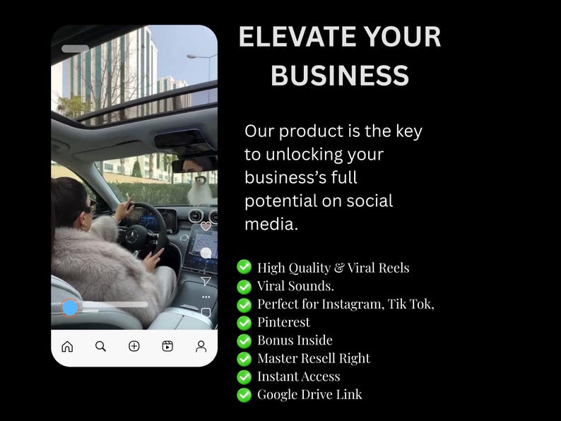 Evelate your Business With Our Reels Bundle with MRR & PLR