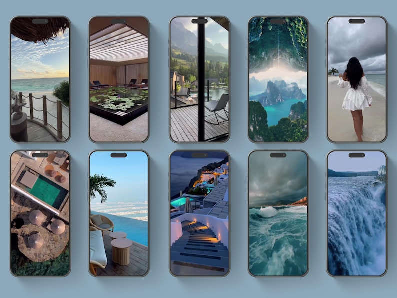 Luxury travel & Nature reels with MRR & PLR