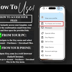How to download digital products from etsy