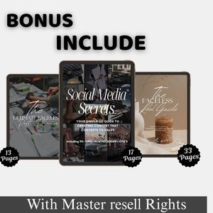 Bonus of PLR ebooks