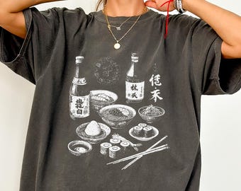 Ramen Shirt | Vintage Japanese Food Graphic Tee | Comfort Colors Foodie Gift | Aesthetic Japanese Culture Top