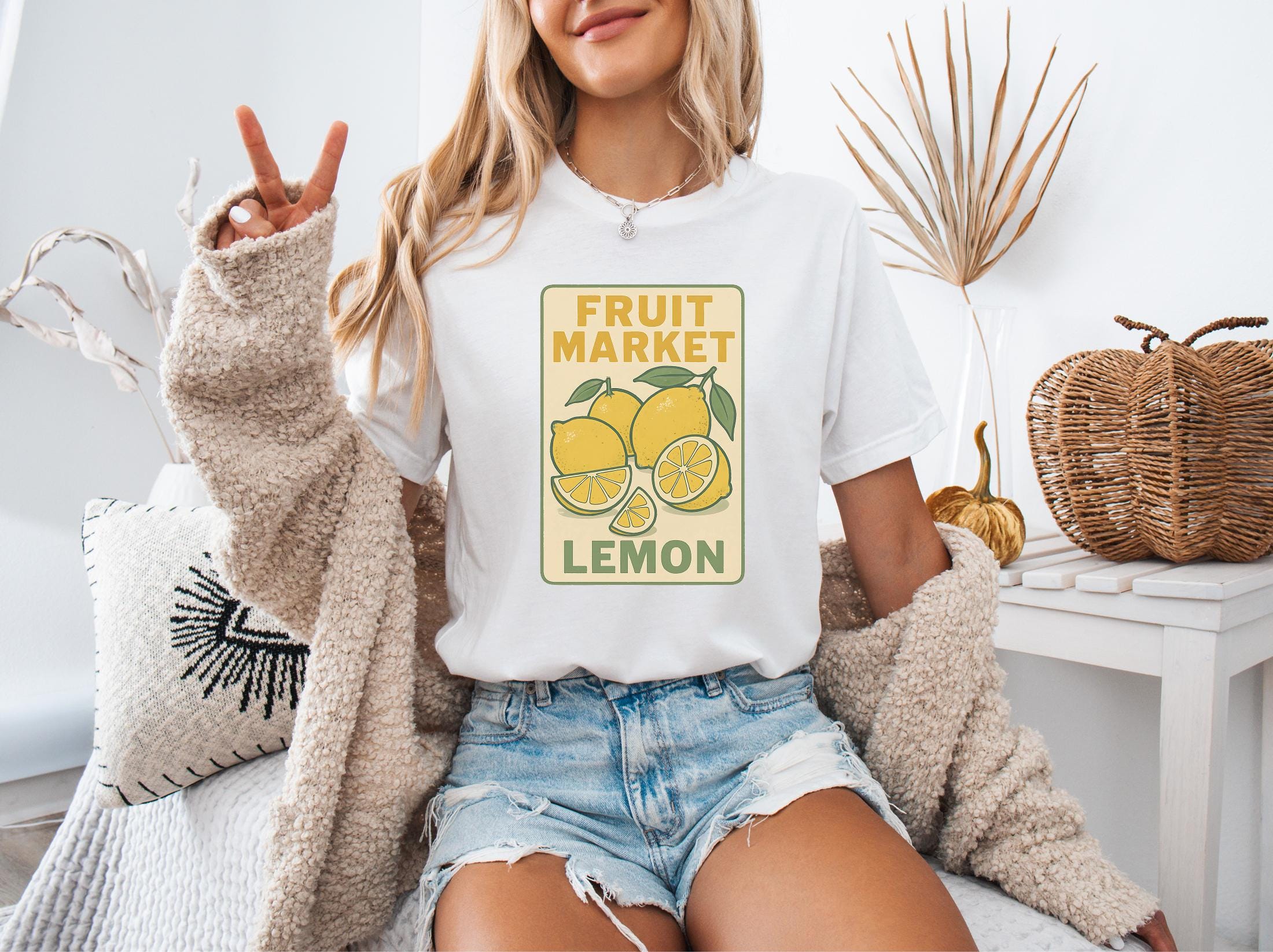 Vintage Lemon Fruit Market T-shirt, Trendy Unisex Tee - Etsy UK