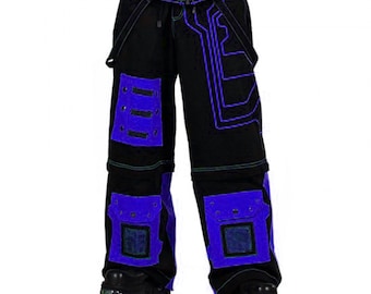 Vintage Macgear Pants Wide Leg Cyber Goth Raver Pants Streetwear