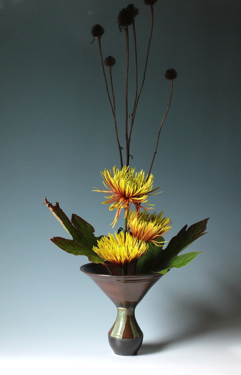 Ikebana vase ikenobo vase flower vase japanese flower vase Etsy