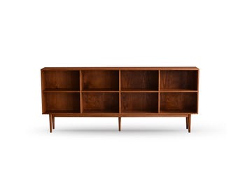 Eichenholz Sideboard, Retro TV Möbel, offener Schrank