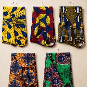 Ankara Head Wrap Fabric with Matching Bangle, African Print Hair Scarf Set