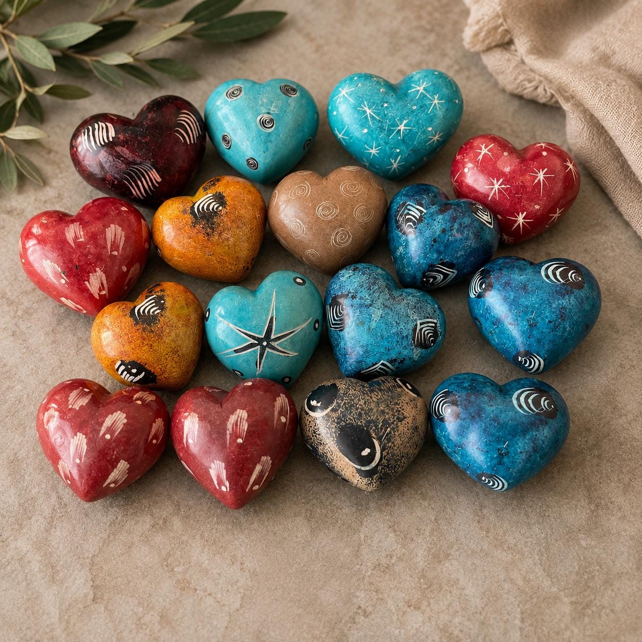 Handmade Kenyan Soapstone Heart