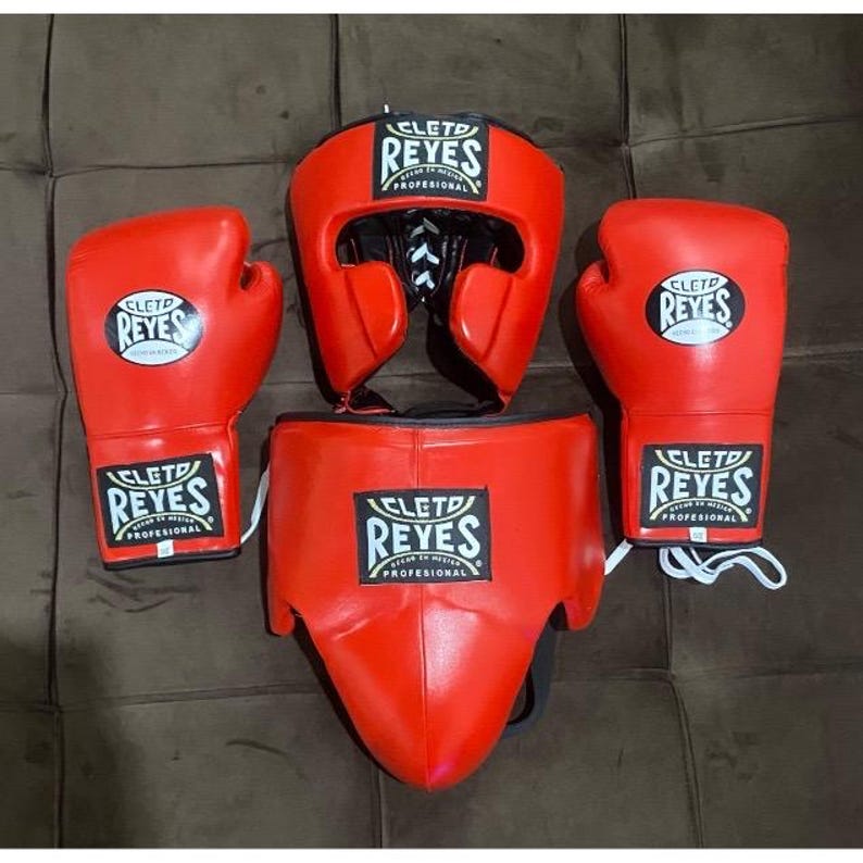 Cleto Reyes Boxing Glove Set|Handmade Leather boxing Gloves | cleto reyes Boxing Gear boxing set | Leather gloves | boxing gift image 2