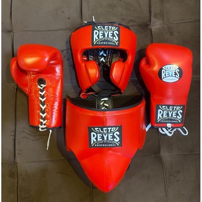Cleto Reyes Boxing Glove Set|Handmade Leather boxing Gloves | cleto reyes Boxing Gear boxing set | Leather gloves | boxing gift image 3