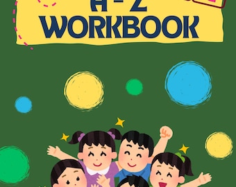 Alphabet, Tracing, Workbook, Worksheet, Practice, Kindergarten, Kids, Children, Letter
