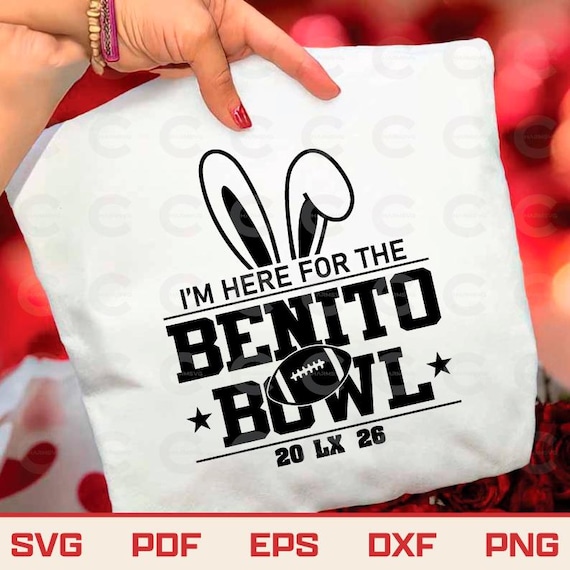 Beni.to Bowl LX SVG PNG, Football Team Design (Digital Download)