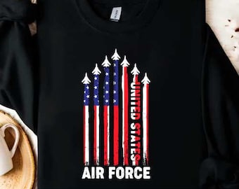 Air Force Fighter Jet SVG, American Flag, 4th of July (Digital Download)