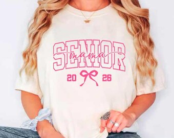 Senior Mama Bow 2026 SVG, Coquette Design (Digital Download)
