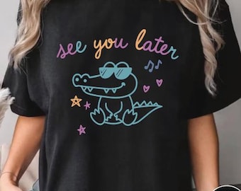 Last Day of School Teacher Svg Png, End of Year Teacher Tshirt, See You Later Alligator Teacher Summer T-Shirt, Teacher Gift, Teacher Png