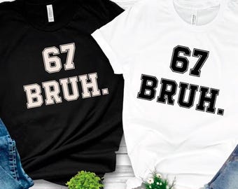 Six Seven Bruh Meme SVG, Funny Gen Z Design (Digital Download)