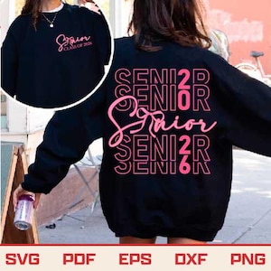 Senior 2026 SVG, Class of 2026, Coquette Bow (Digital Download)