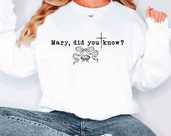 Mary Did You Know SVG, Szopka, Projekt Bożonarodzeniowy (Pobranie Cyfrowe)