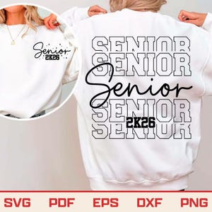 Class of 2026 Svg Png Senior 2026 PNG Senior Class of 2026 SVG Png Graduation 2026 Svg Graduation Svg Cut file for Cricut Sublimation Design