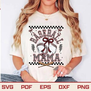 Retro baseball Mama Png Checkered, baseball Mama Png, baseball Coquette Bow Png, baseball Bow Png, Retro baseball Mama Png Sublimation