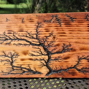 Fractal wood burning
