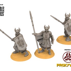 Gandor - x3 Grey Castle Guards of the Grey Tree foot - part 2 | Ring of Legends - Davale Games
