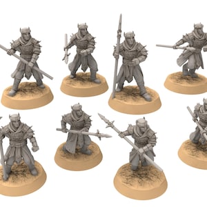 Harad - x8 Cobra Cult Elite Spearmen - Dunes of Qarath - Quatermaster3D