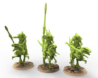 Exotische Elfen - Lance Raptors - Fantasy Kult Miniatur