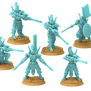 Weltraum Elfen - Piraten Söldner - Tech Elfen - Edge Miniatures, The Cursed Dimension