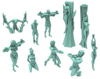 Dark City - x10 Tortured slaves Bundle - Edge Miniatures