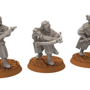 Corsairs - Pirate Crossbowmen & Leaders, Crossbows - Draxis - Medbury miniatures