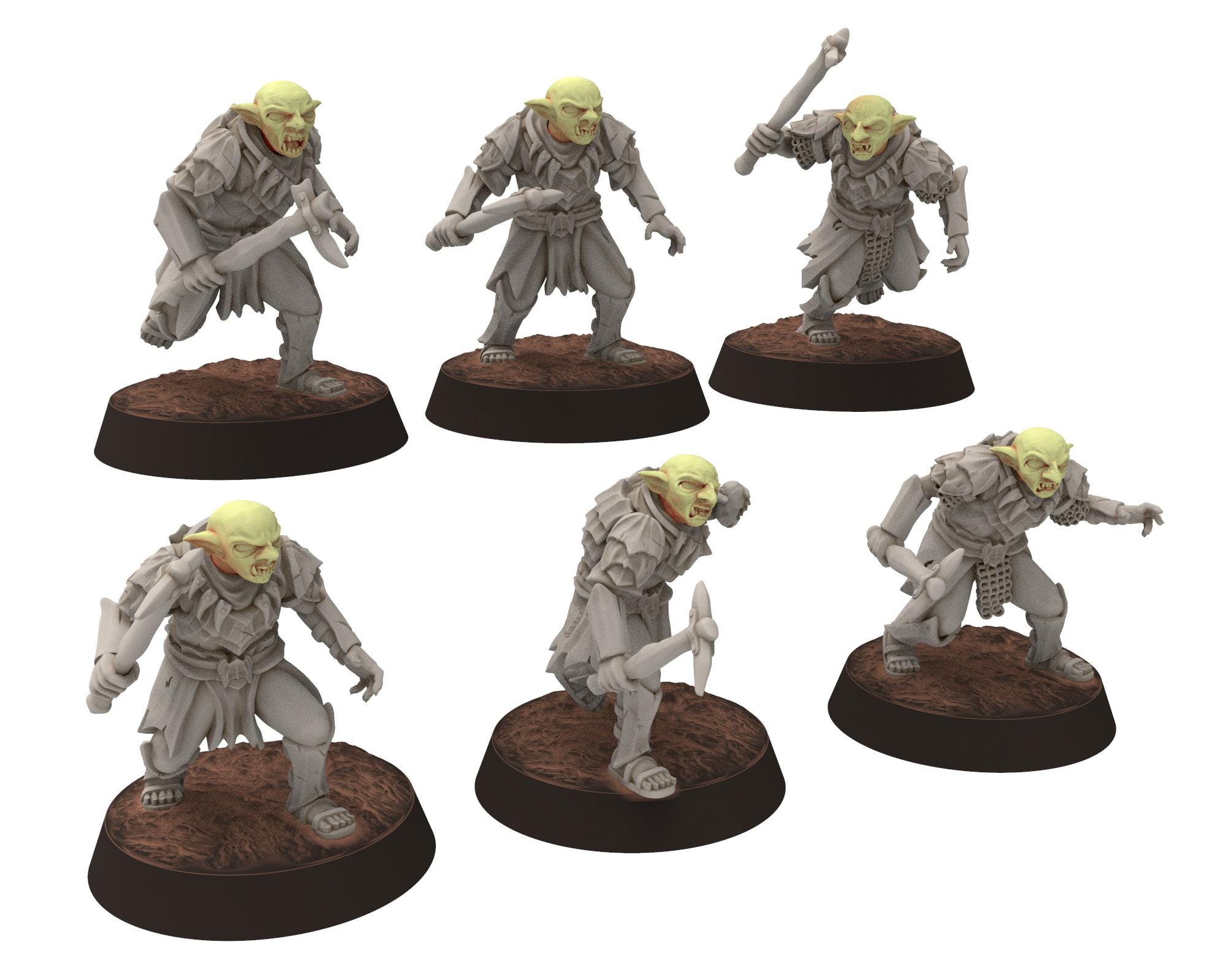 32x Guerriers Gobelins Moria + 2x Gobelins METAL - Seigneur Des Anneaux Games Workshop