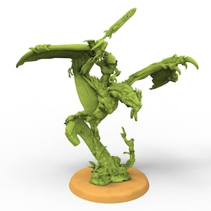 Lizardmen - Seradon Riders Leader - Clay Beast Miniatures