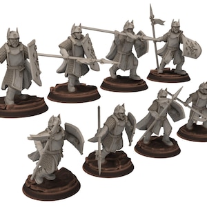 Gandor - Old Spearmen warriors of the west hight humans, fief Archer - Quartermaster3D